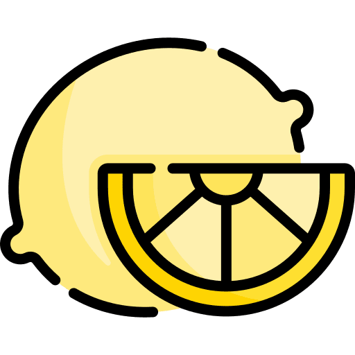 Lemon lemon vegan food and restaurant icon