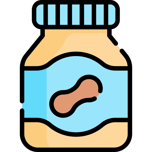 Peanut butter gastronomy peanut butter jar icon