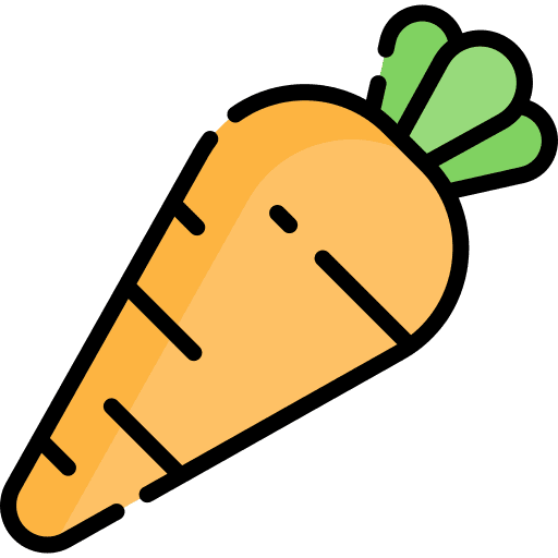 Carrot vegan diet vegetarian icon