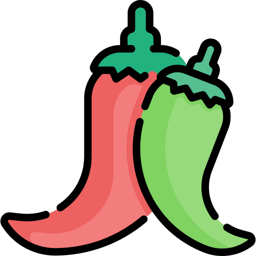 Pepper hot pepper food icon