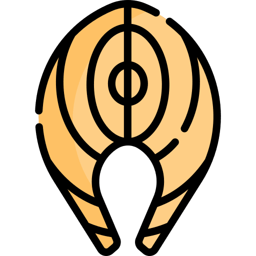 Salmon salmon food and restaurant fish icon