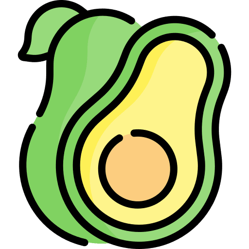 Avocado avocado organic fruit icon