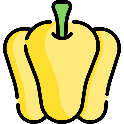 Bell pepper diet vegetarian food and restaurant icon