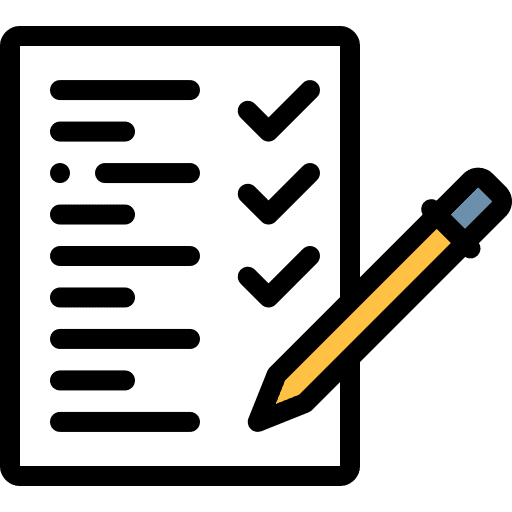 Test pen inquiry document icon