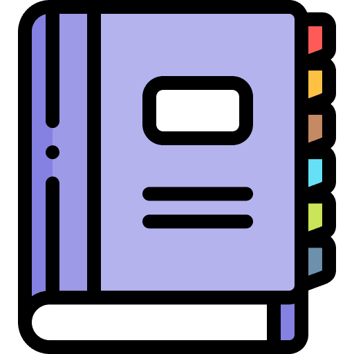 Dictionary knowledge notebook write icon