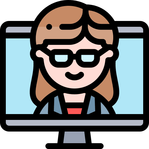 Elearning training avatar elearning icon