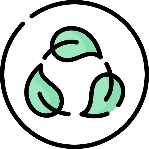 Biodegradable eco friendly contamination biodegradable icon