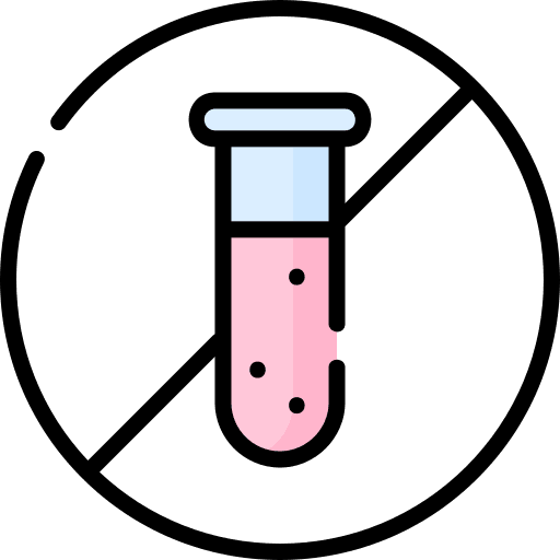 Paraben free forbidden ecology and environment signaling icon