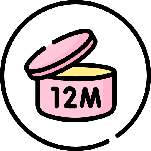 Period after opening product cosmetics useful icon