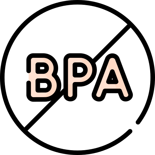 Bpa free eco friendly bpa free plastic icon