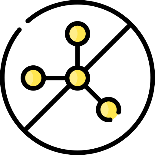 Nitrates free signaling prohibition diet icon