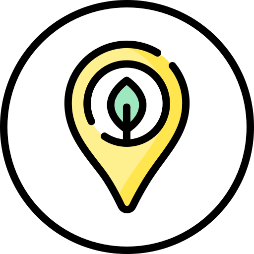 Placeholder maps and location plant smart farm icon