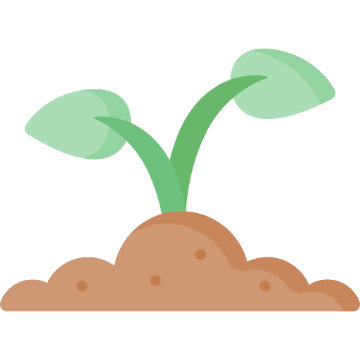 Seed plant nature sprout icon