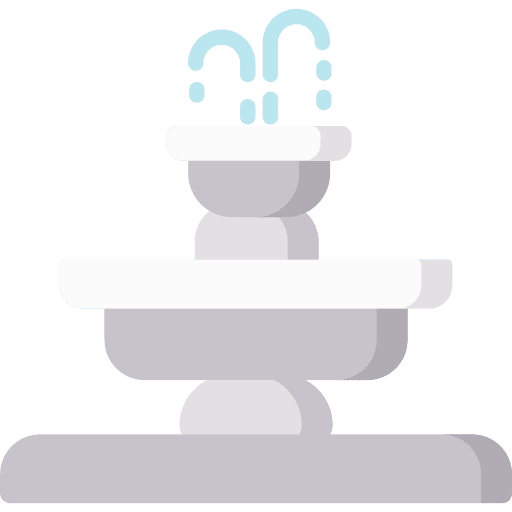 Fountain fountain architecture and city water icon