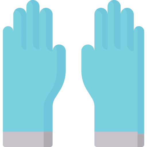 Hand gloves security hand gloves tools and utensils icon