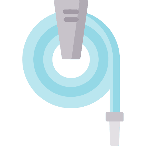 Water hose farming and gardening hosepipe water hose icon