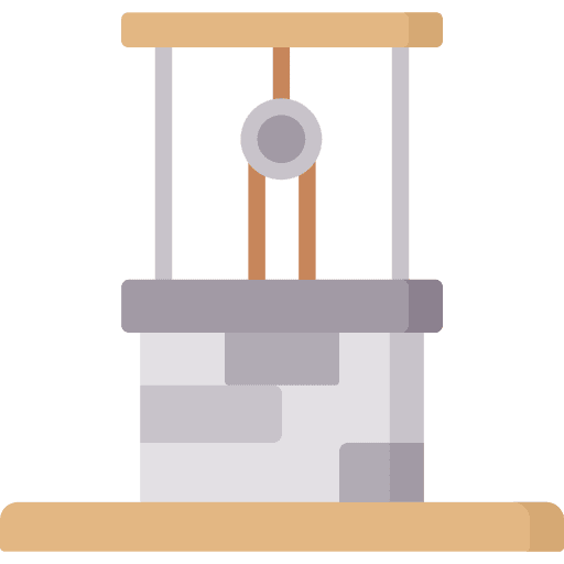 Water well farming and gardening water well agriculture icon