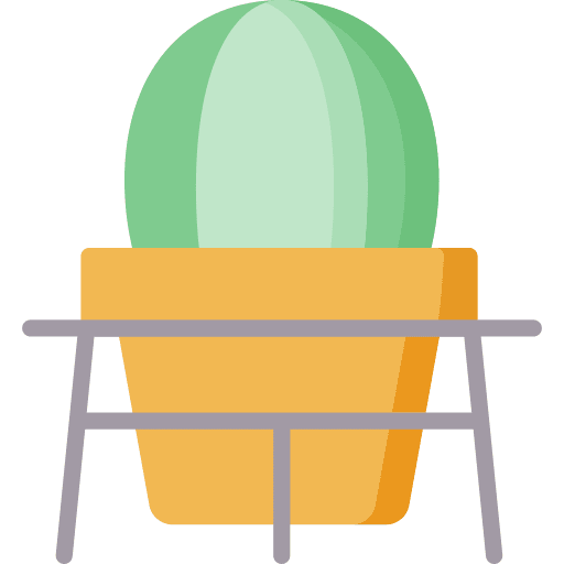 Cactus decoration farming and gardening plant pot icon
