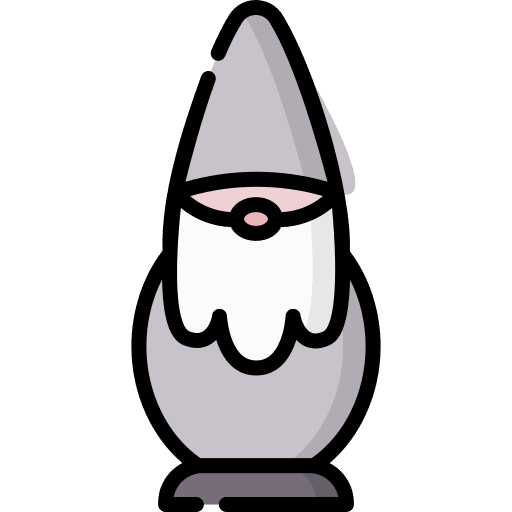 Gnome ornament dwarf decoration icon