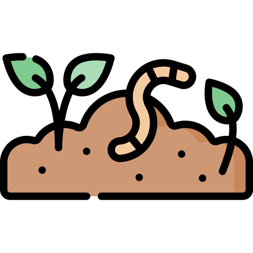 Worms zoology bug worms icon