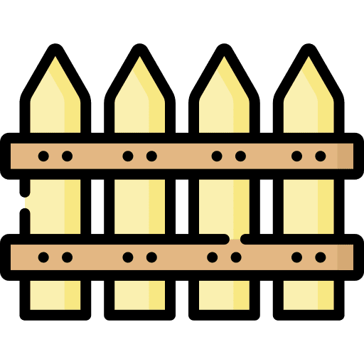 Fence security farming and gardening fence icon