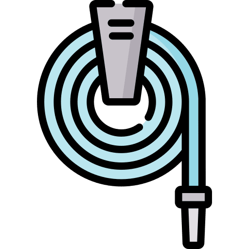 Water hose water hose hosepipe farming and gardening icon