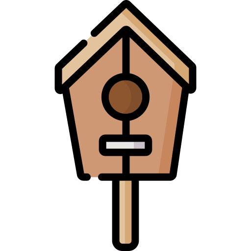 Bird house bird house box adornment icon