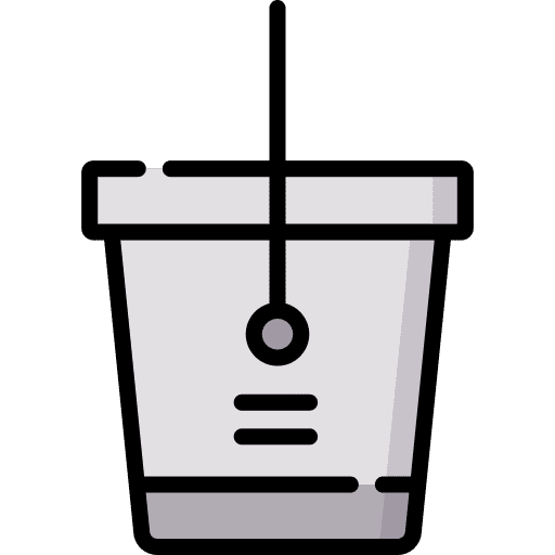 Bucket construction and tools bucket farming and gardening icon