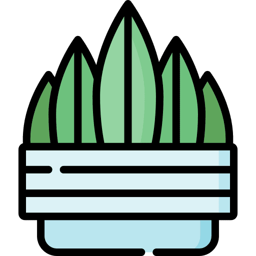 Plant pot botanical plant pot decoration icon