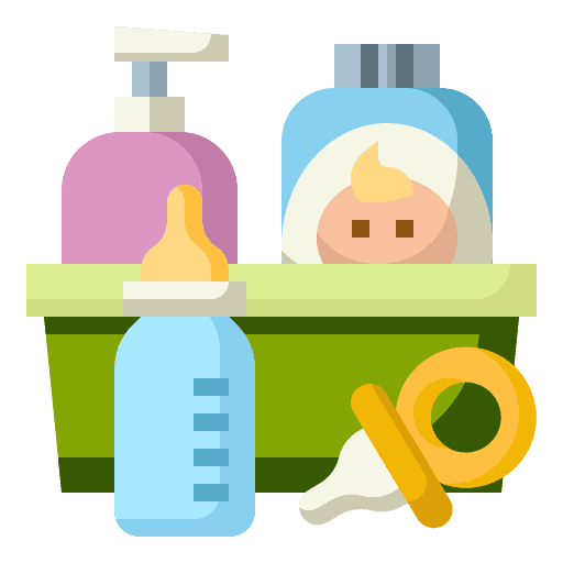 Baby products kid kid and baby milk bottle icon