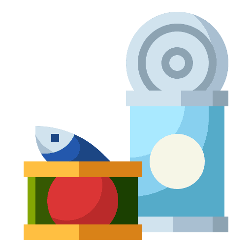Canned food preserved canned food can icon
