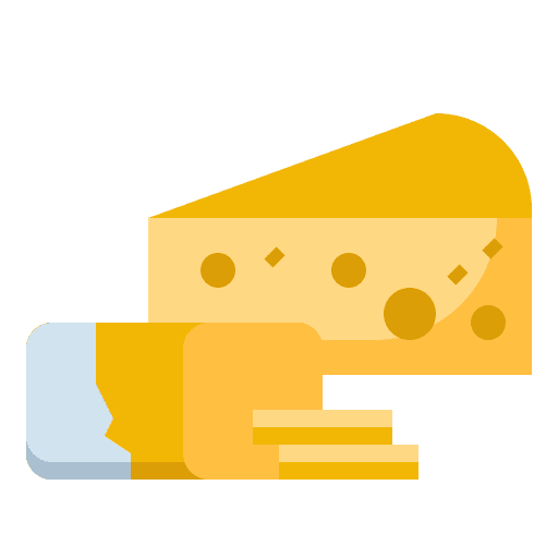 Cheese butter food and restaurant fat icon