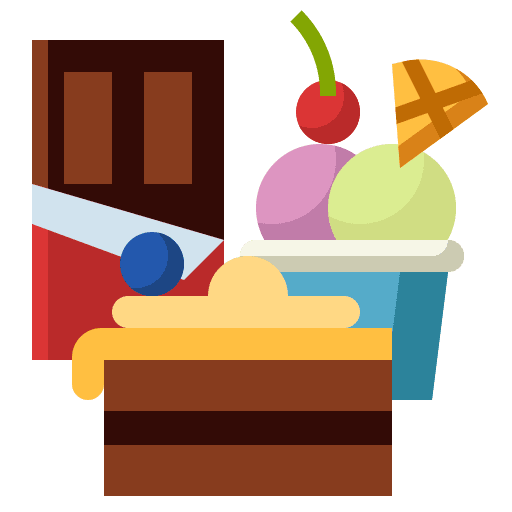 Dessert holiday food and restaurant ice cream icon