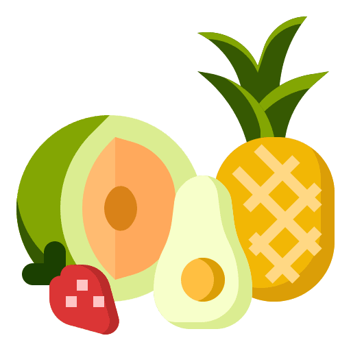 Fruits fruits grocery store food and restaurant icon