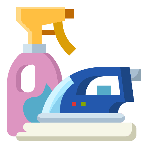 Ironing iron board electric iron stay at home icon