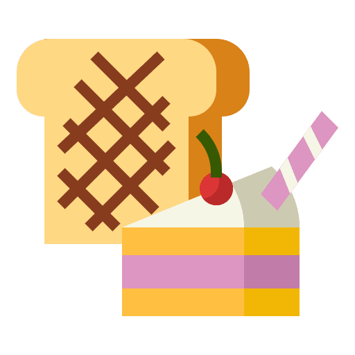 Bakery supermarket food and restaurant carbohydrates icon