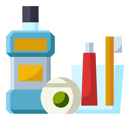 Toiletries toilet paper household healthy tooth icon