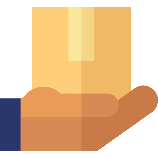 Drop shipping shipping and delivery package drop shipping icon