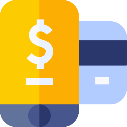 Mobile banking money online payment mobile banking icon