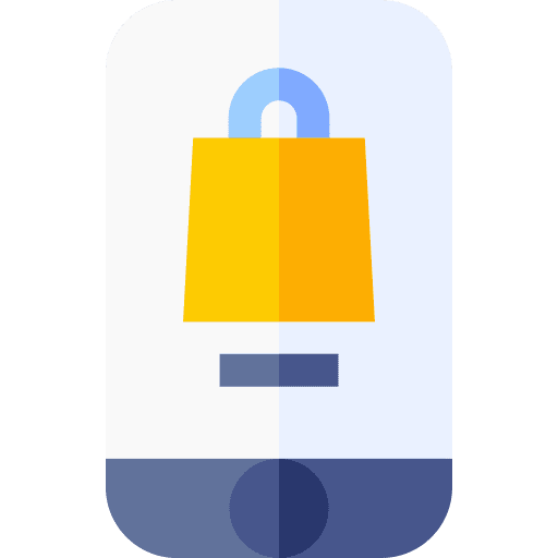 Ecommerce smartphone app application icon