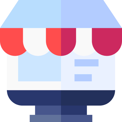 Ecommerce website online store commerce and shopping icon