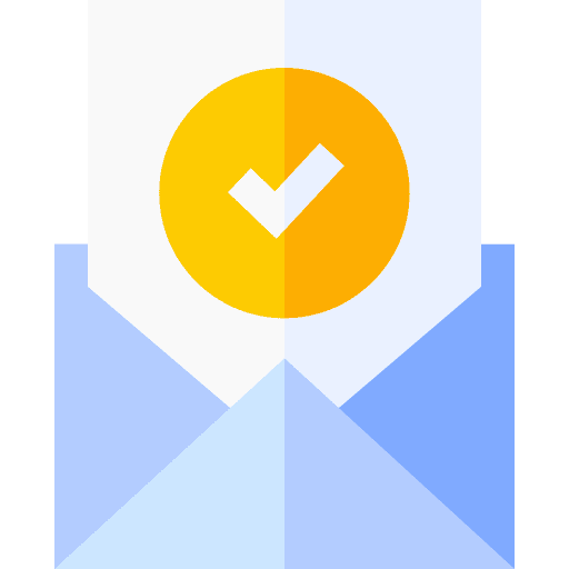 Email ui check checkmark icon