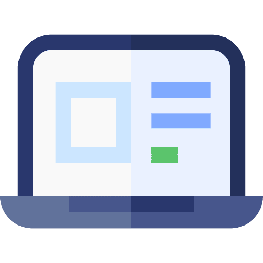 Laptop technology web page website icon