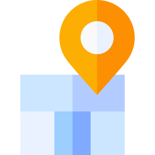 Location pin placeholder commerce and shopping location pin icon