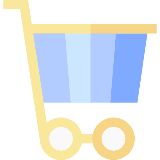 Shopping cart store supermarket commerce and shopping icon