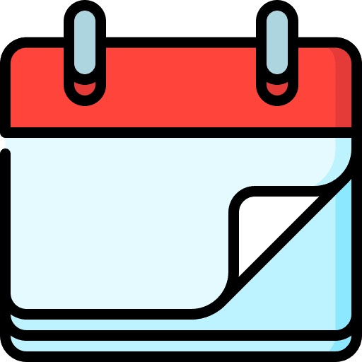 Calendar ios schedule time and date icon