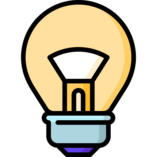 Tips light bulb tips apple icon