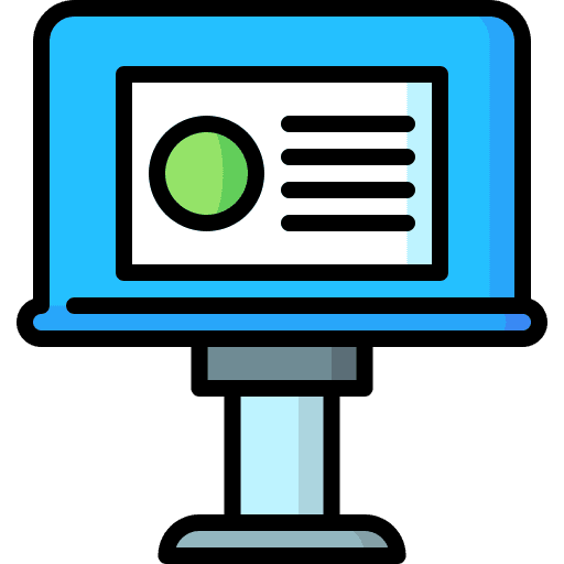 Slide show app logo ios ui icon