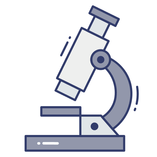 Microscope science observation microscope icon
