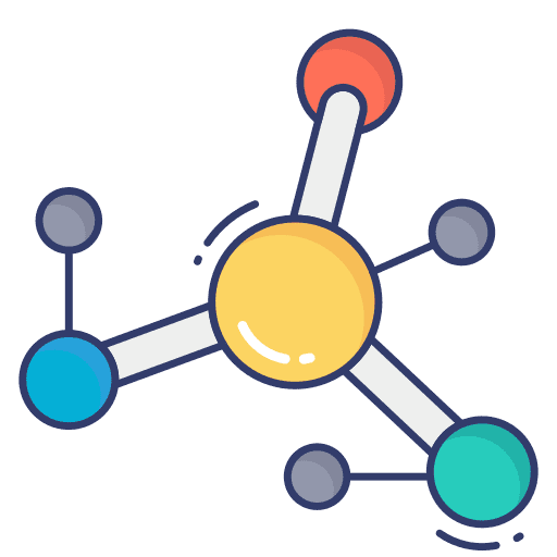 Structure organization structure connection icon